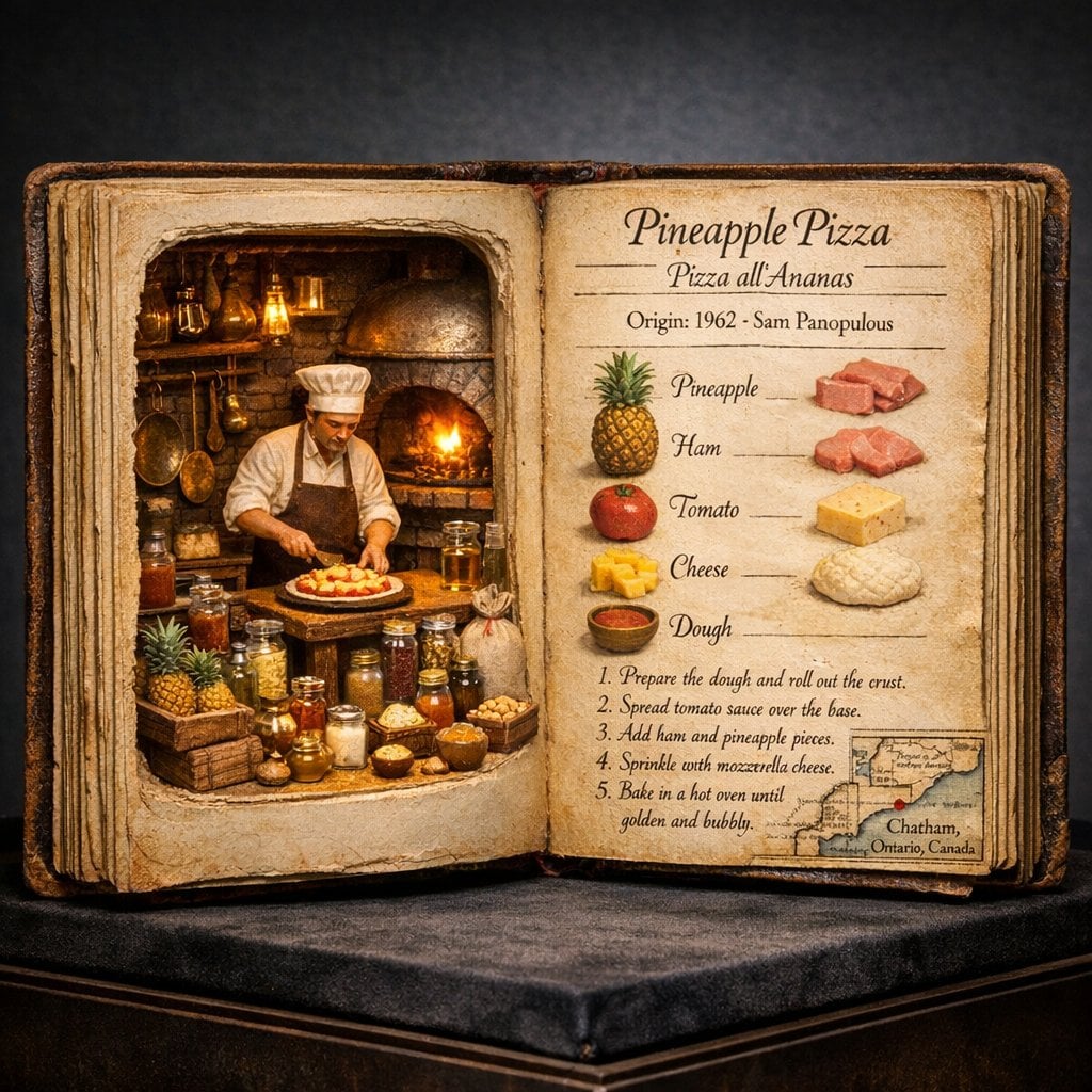 Do this for Pineapple Pizza: <instruction> Input A: user uploads an i…