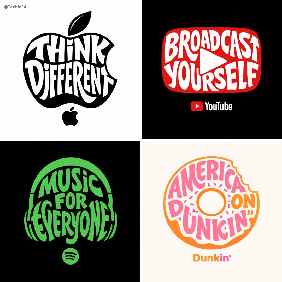 Create a typographic illustration shaped like a [OBJECT], where the text [BRAND SLOGAN] forms the shape — bol…