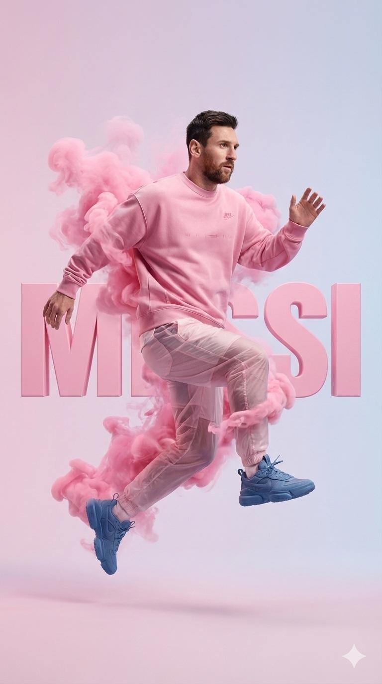 A hyper-realistic studio photograph of a male athlete mid-air as if r…