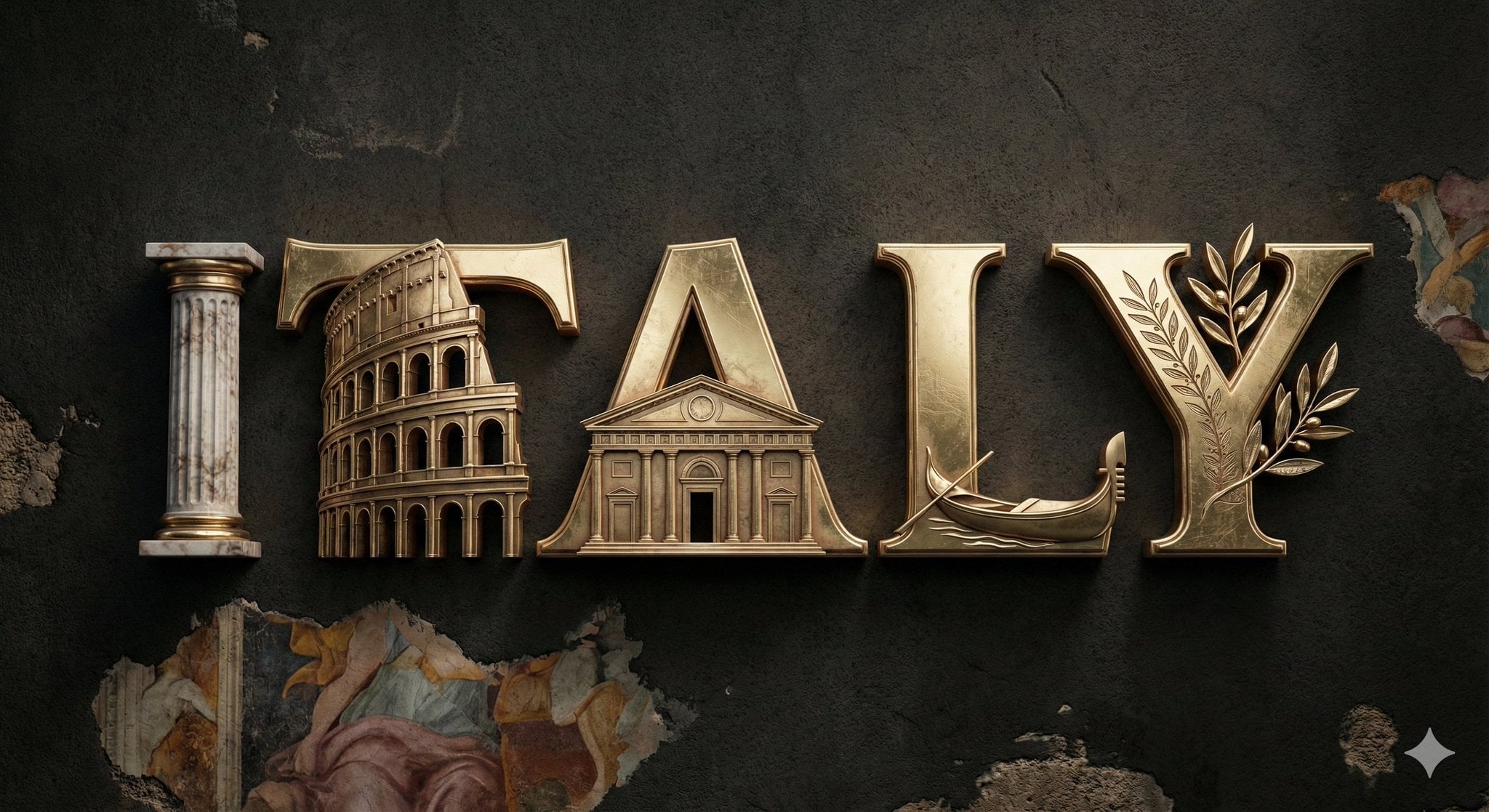 A high-quality 3D metallic typography design of the word [COUNTRY NAM…