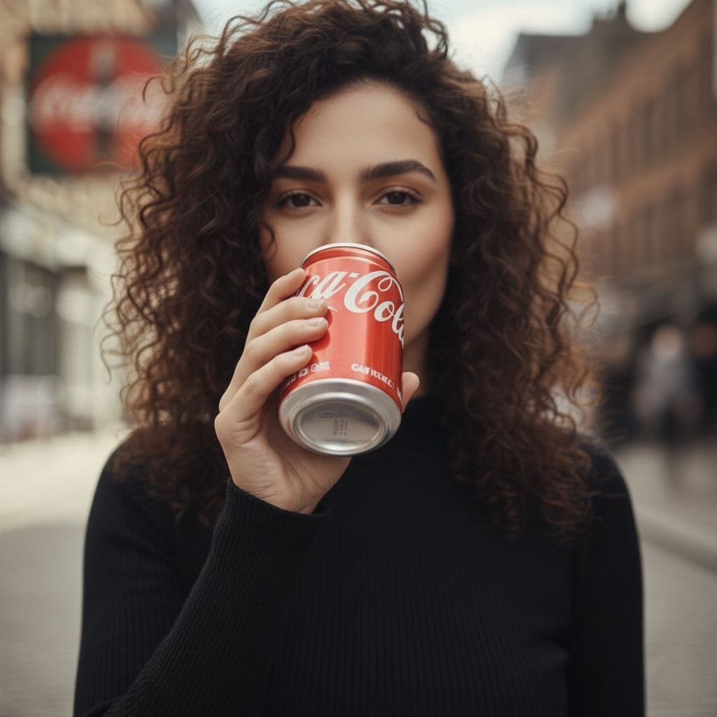 Cinematic lifestyle video shot on a city street with soft background…