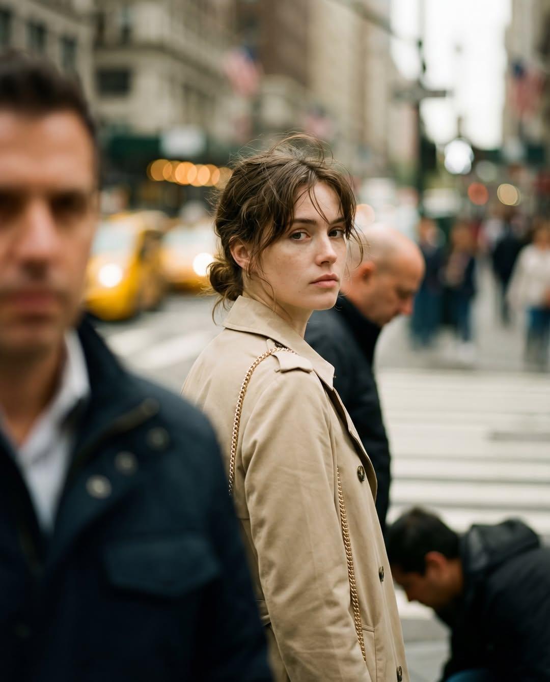 Objective Create a realistic candid street photograph with cinematic…