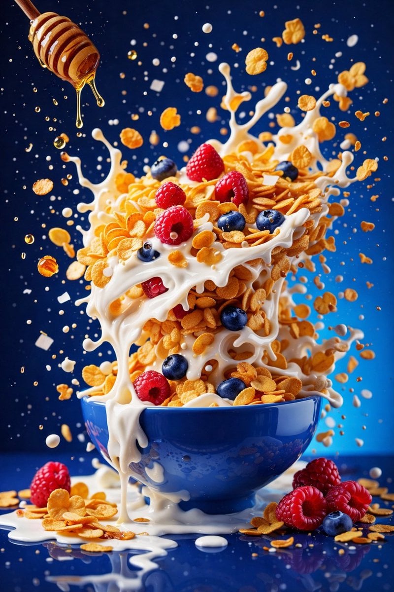 8K UHD 3 4 image style hyper-realistic commercial food photography gl…
