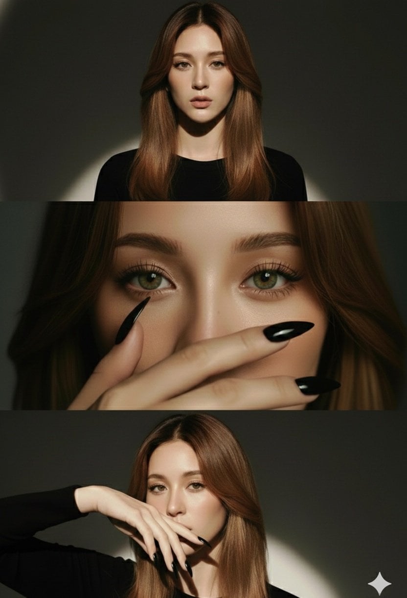 Objective Create a high-fashion editorial studio portrait presented a…