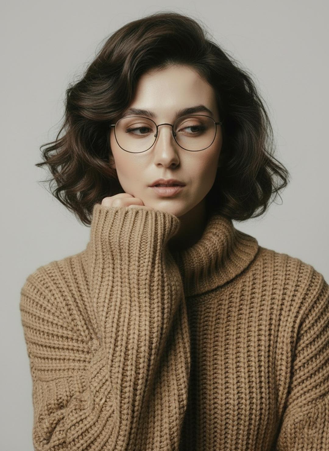 Objective Create a minimalist fashion studio portrait series with a c…