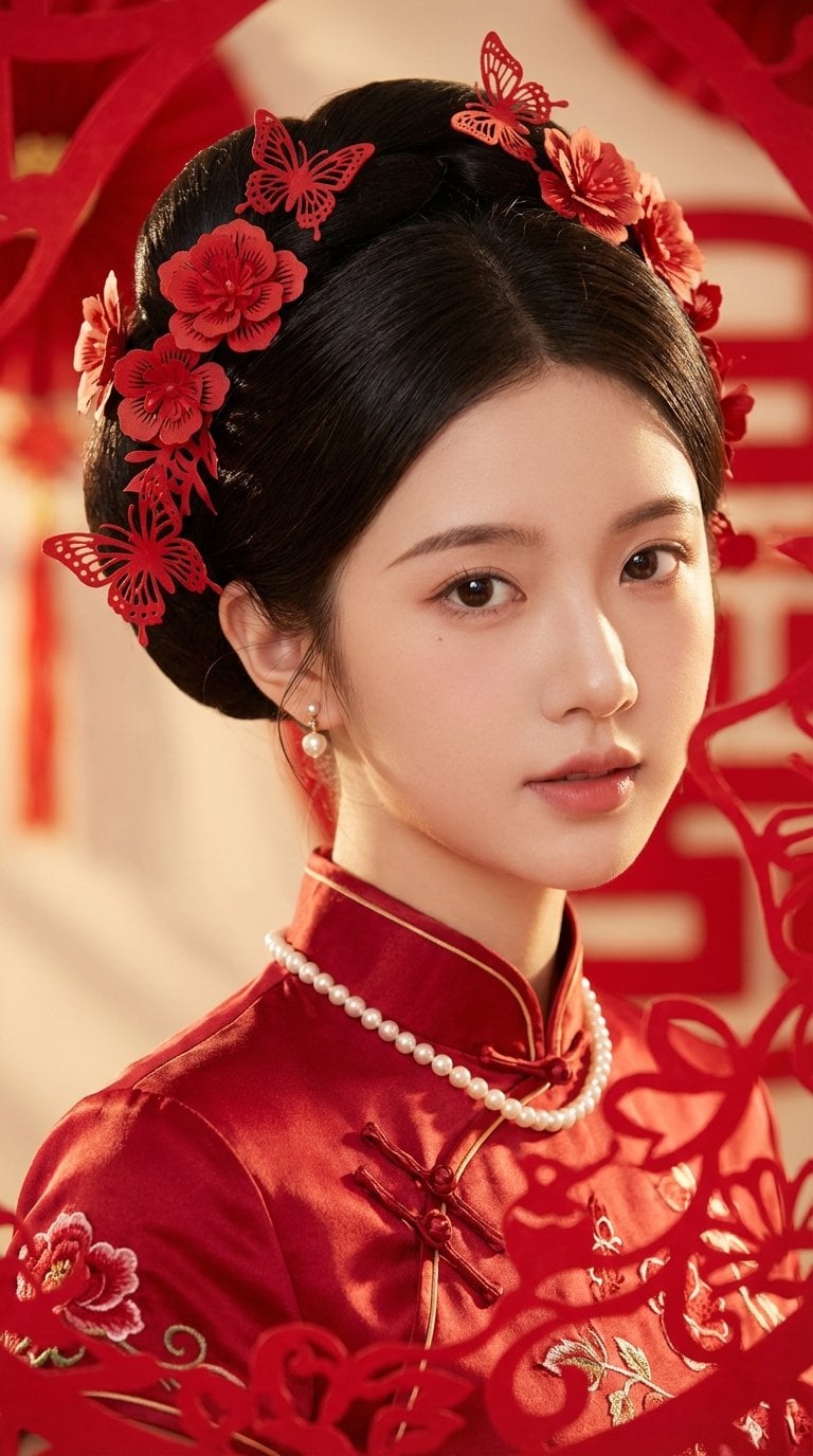 1. 宏观风格与媒介 - 核心媒介: Photography - 美学流派: Traditional Chinese bridal por…
