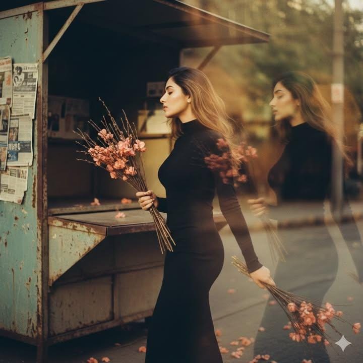 A beautiful young woman in her early 20s wears a high-necked, tight-f…