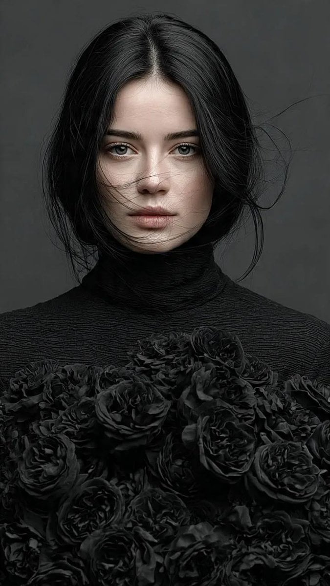 Objective Create a cinematic fine-art portrait with gothic elegance a…