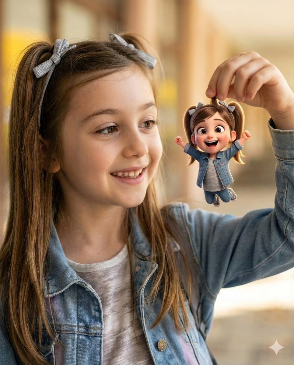 Objective Create a heartwarming whimsical portrait blending photoreal…