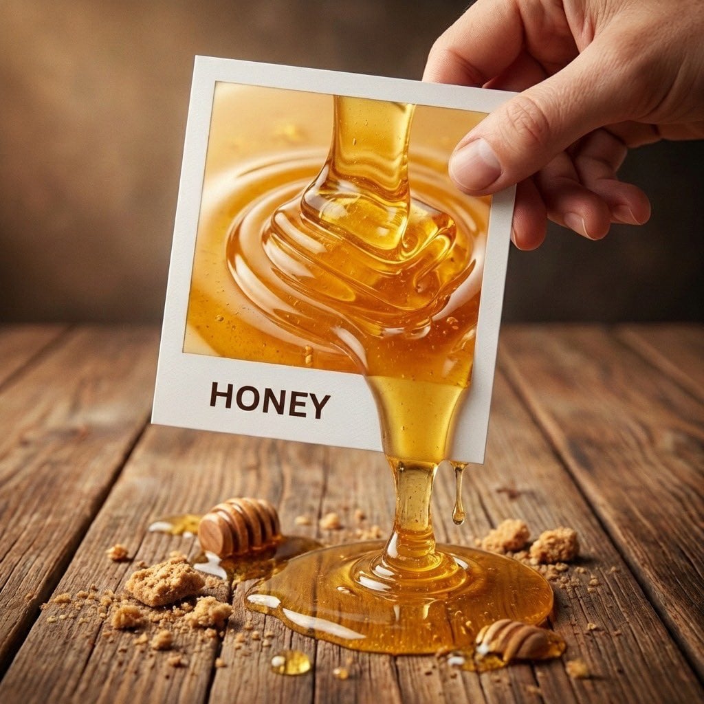 A hyper-realistic 3D photo concept showing a hand holding a square po…