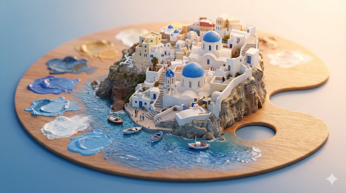 Create a stylized miniature 3D diorama viewed from a 45-degree angled…