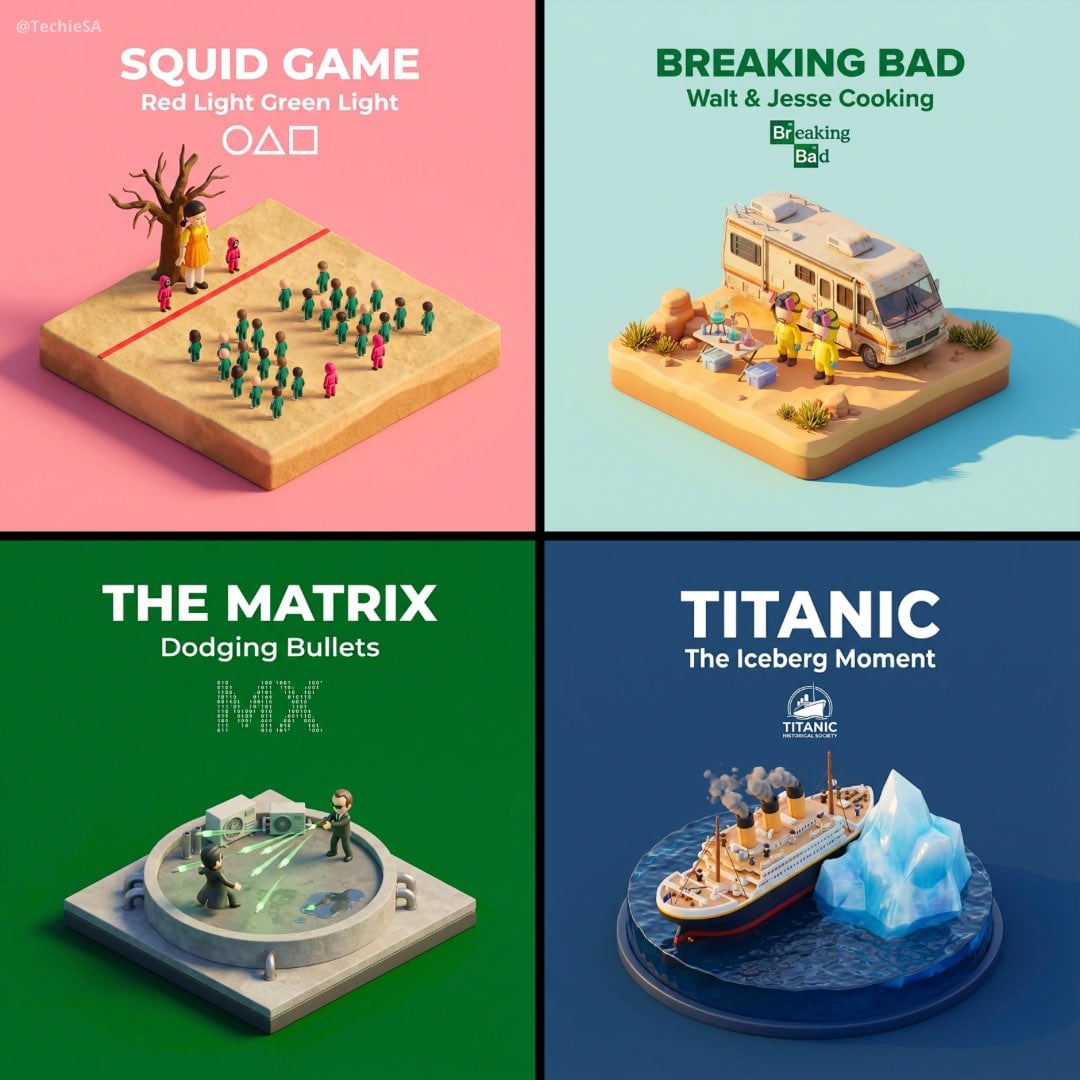 Present a clear, 45° top-down isometric miniature 3D cartoon scene of…
