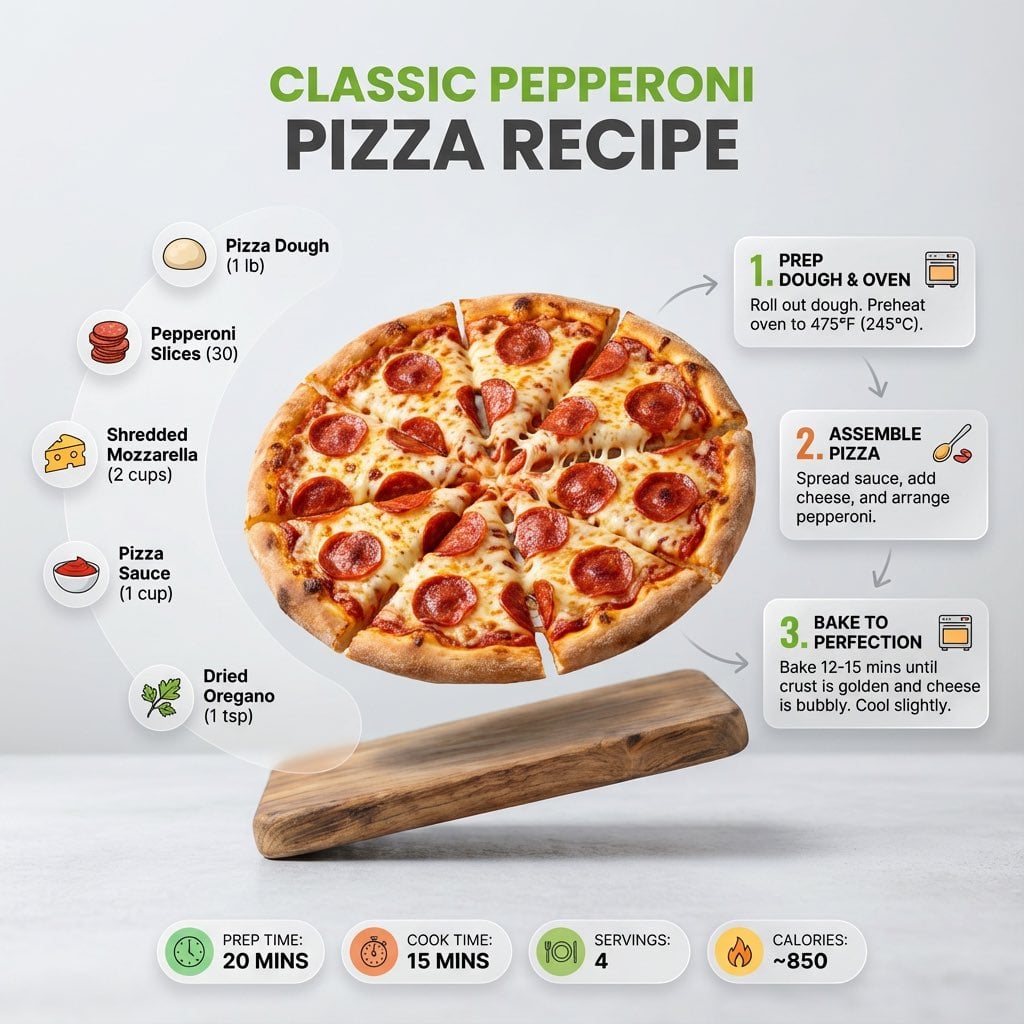 Ultra-clean modern recipe infographic. Showcase [FOOD] in a visually…