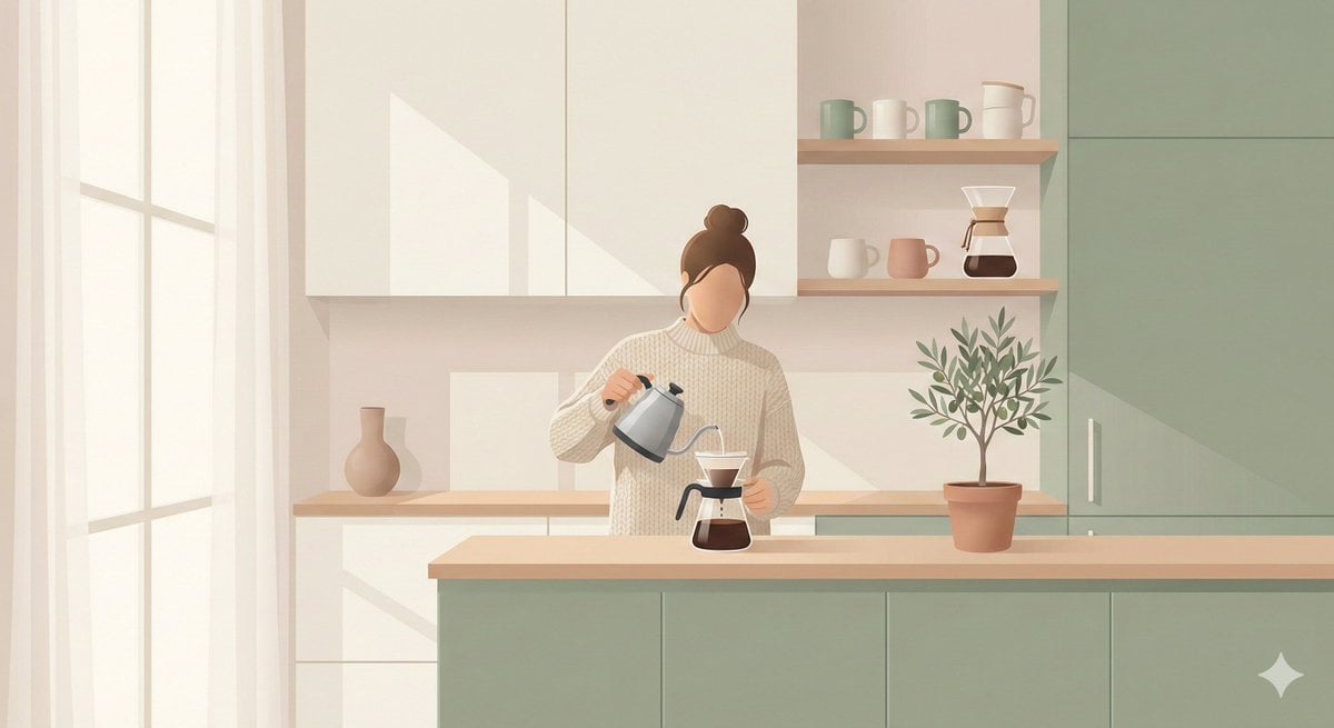 Scandinavian-style minimal illustration of [SUBJECT], muted pastel pa…