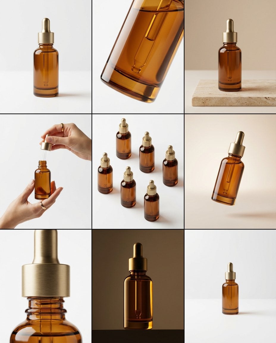Create a brand visual storyboard for presenting your product with Nan…
