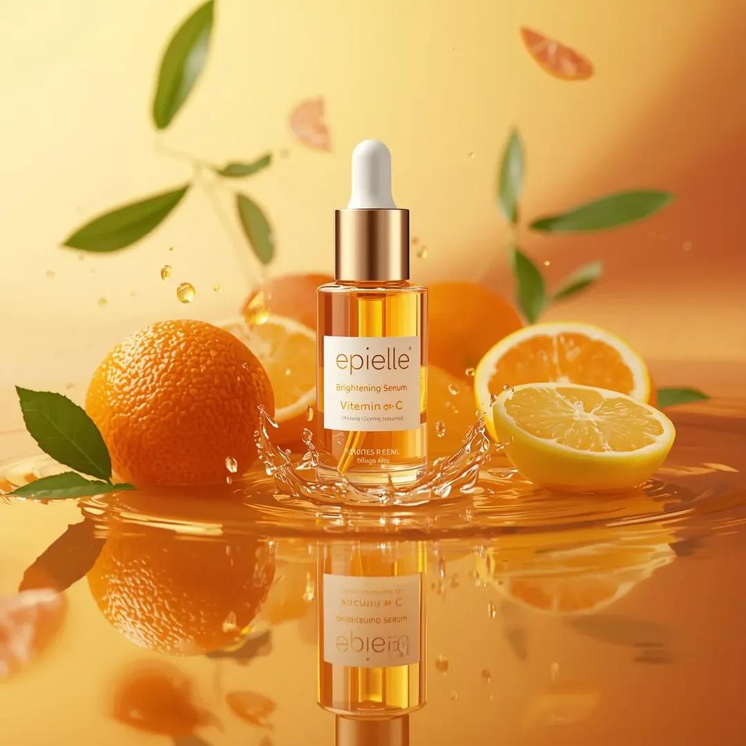 Ultra-high-end photorealistic skincare product photography featuring…