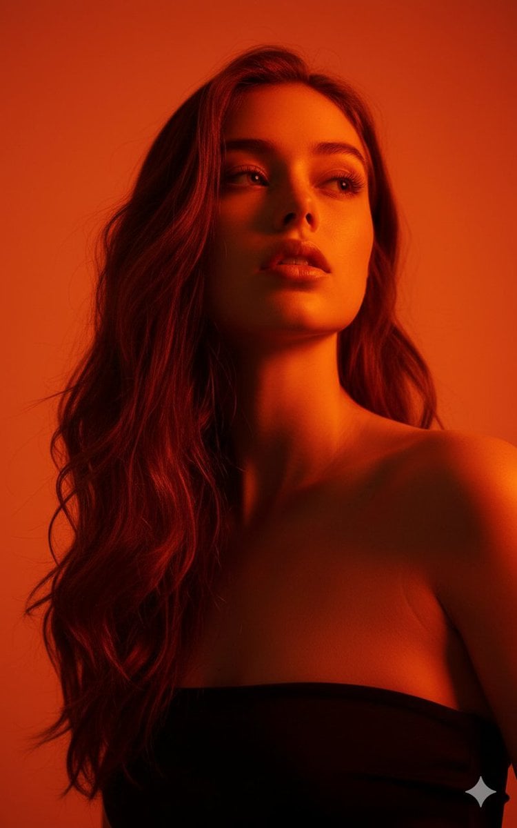 Editorial portrait from the attached reference photo, photorealistic.…