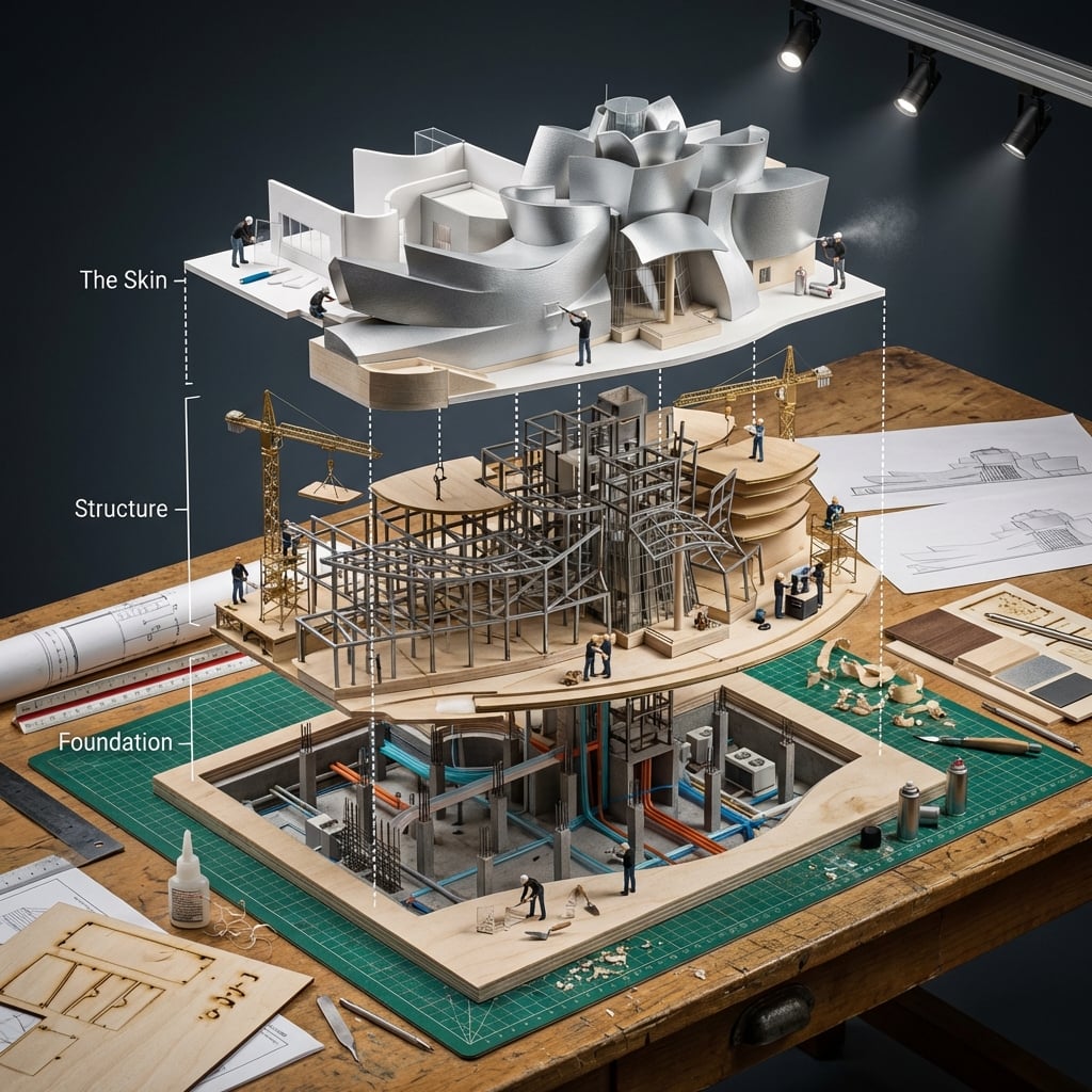 Input Variable: [Any Famous Building - Guggenheim, Burj Khalifa, Sydn…