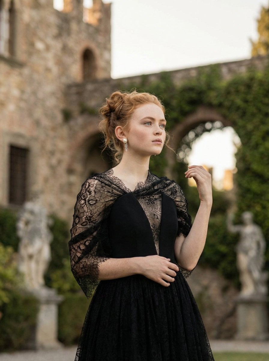 character Sadie Sink age range early to mid 20s skin texture smooth n…
