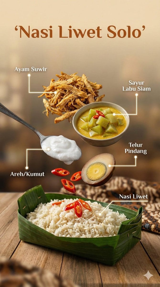 Ultra-realistic cinematic food photography of a traditional Indonesia…