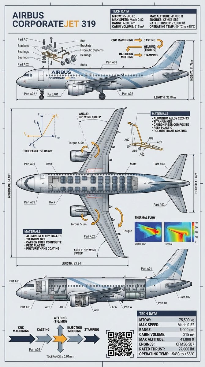 Industrial engineering-style infographic of an object (match exactly…