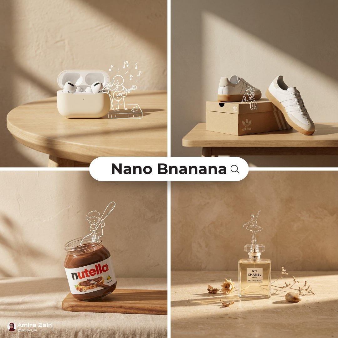 product setup minimalist product photo clean warm studio textured bei…