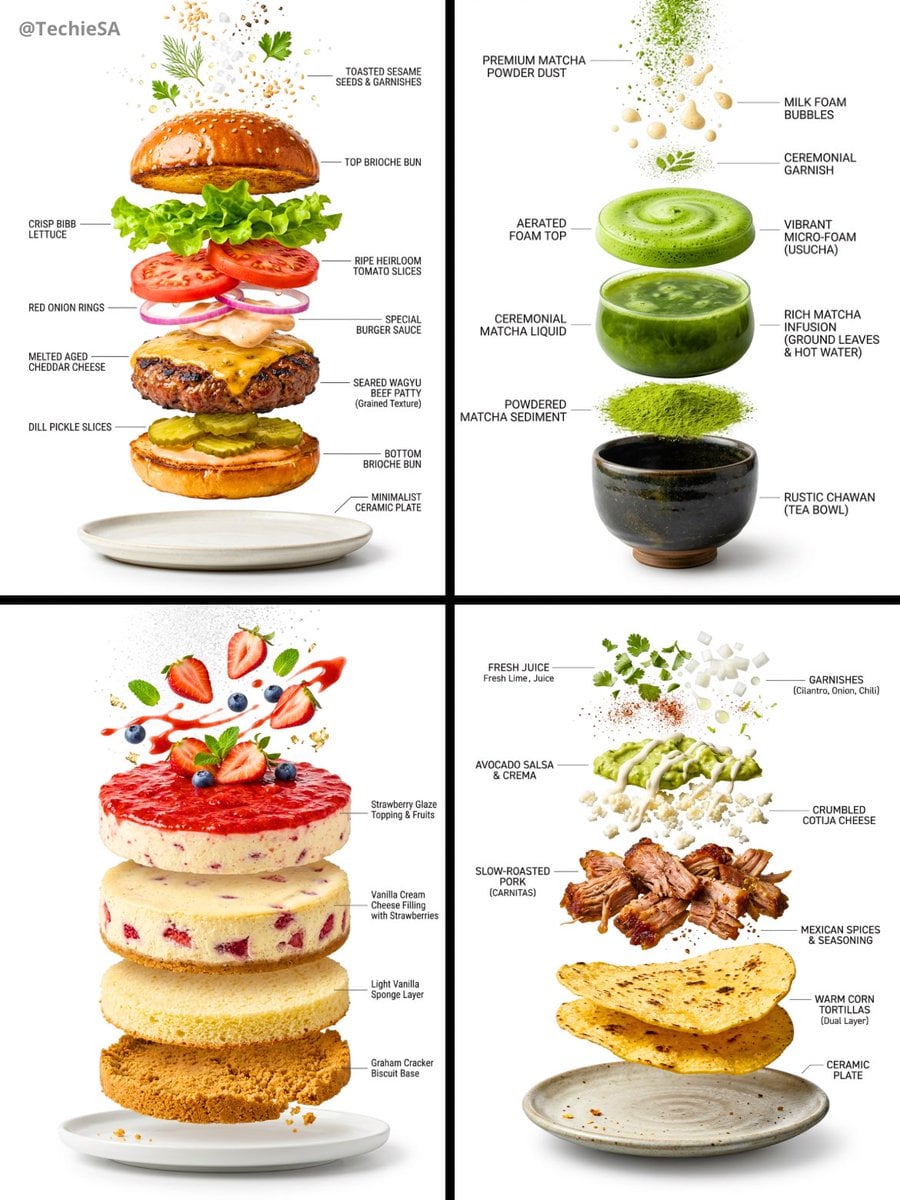 Create a hyper-realistic exploded vertical infographic composition of…