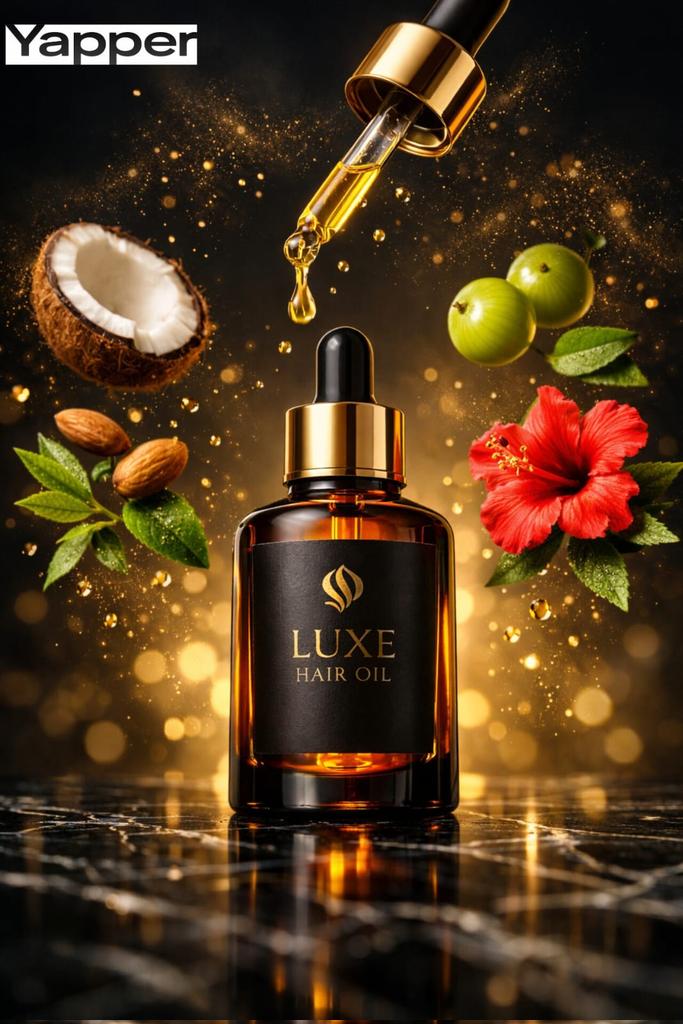 master prompt scene type ultra-premium cinematic luxury hair oil prod…