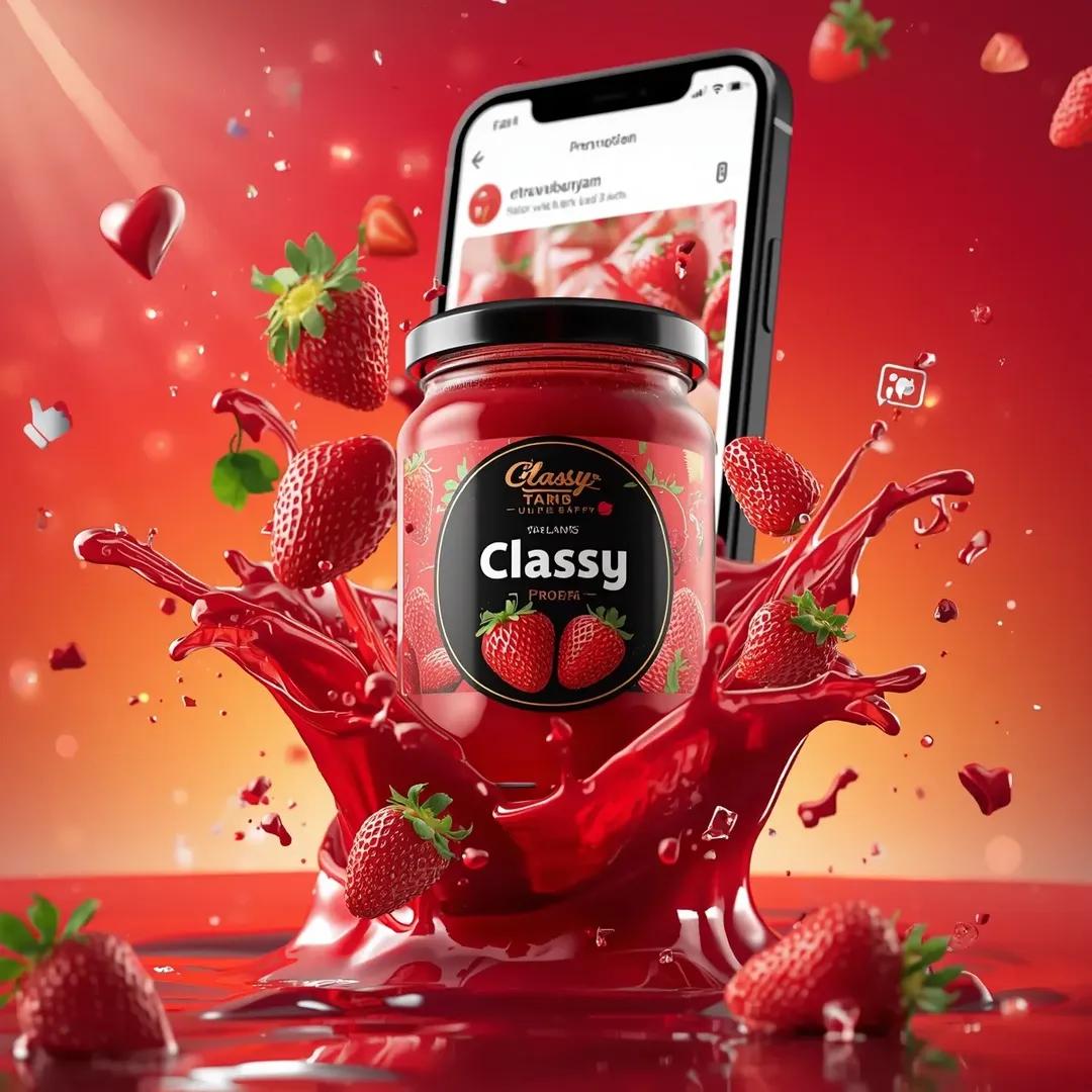 Ultra-realistic commercial food product advertising scene featuring a…