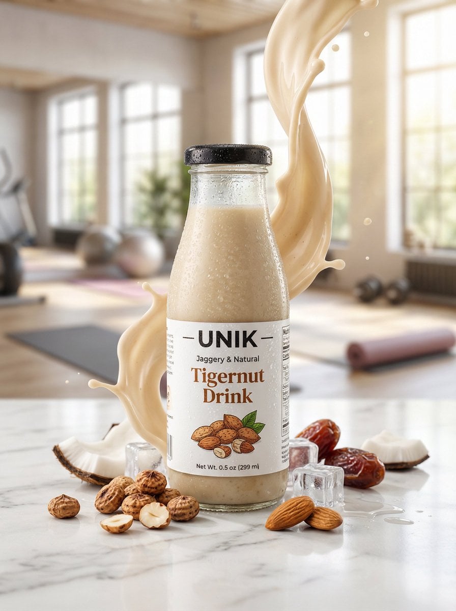 Ultra-realistic lifestyle beverage advertisement featuring a chilled…