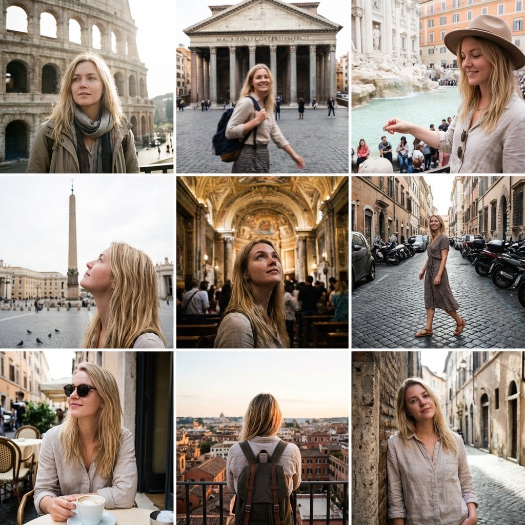 Objective Create a 3x3 Instagram- grid of low- smartphone photos feat…