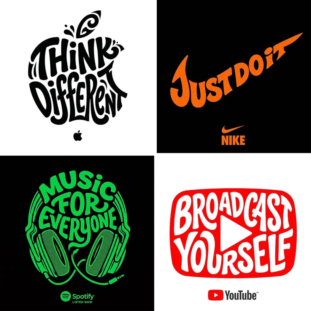 Create a typographic illustration shaped like a [OBJECT], where the t…