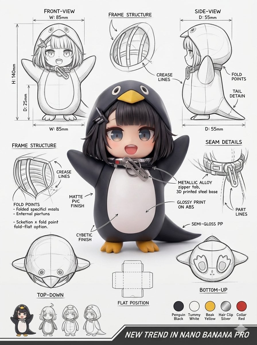 Using the attached image, create an illustration sheet of professiona…