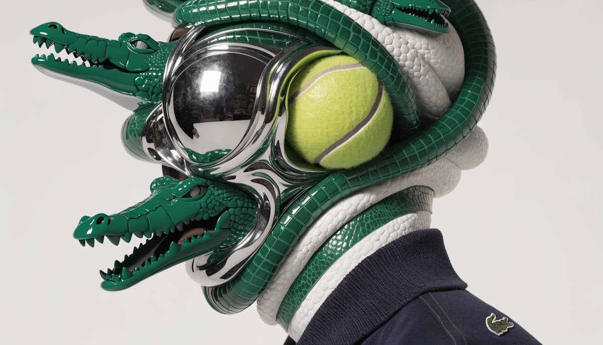 BRAND . A hyperrealistic editorial photo of a figure wearing a unique helmet or mask that embodies the soul o…