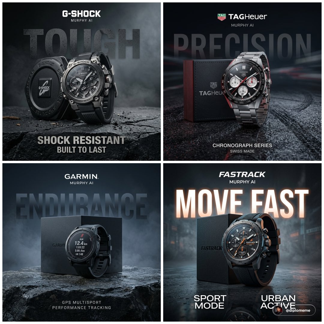TAG Heuer — Track Surface (REAL, NOT FAKE) High-end commercial watch…