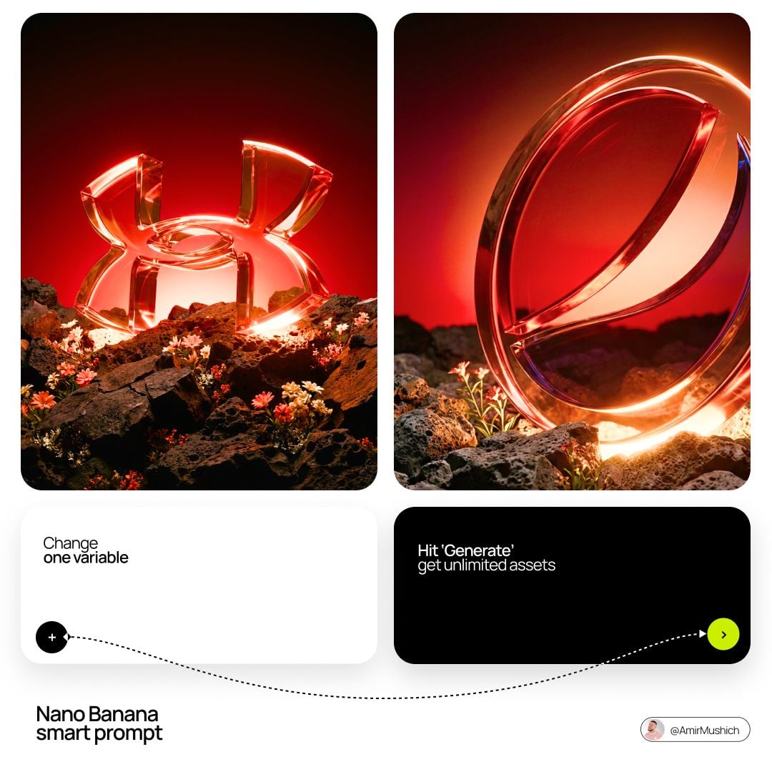 BRAND NAME Act as a CGI Art Director and Environment Photographer creating a cinematic hero landscape with a…