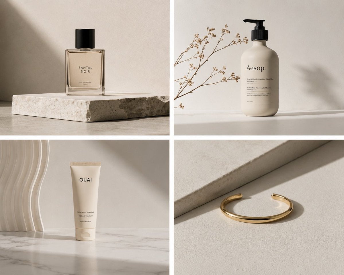 Discover the essence of elegance through minimalist product photography. With clean lines and ample negative…