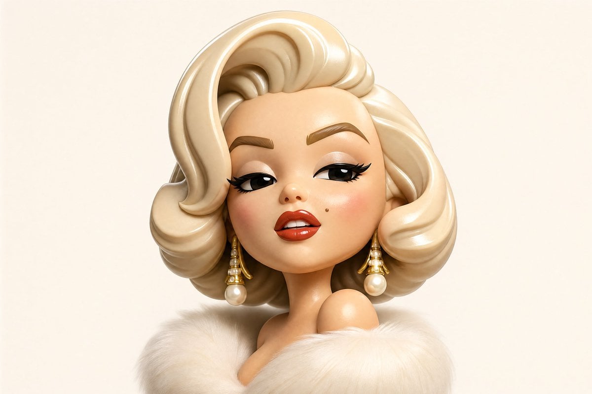Transform the uploaded portrait into a highly stylized 3D cartoon ava…