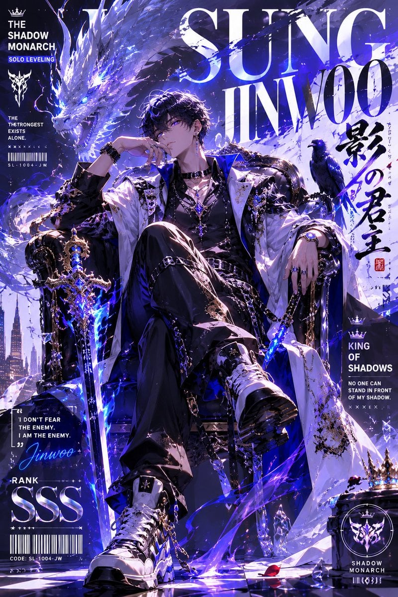 CHARACTER NAME Create a high-end anime fashion poster- vertical key visual based on the attached image. Analy…