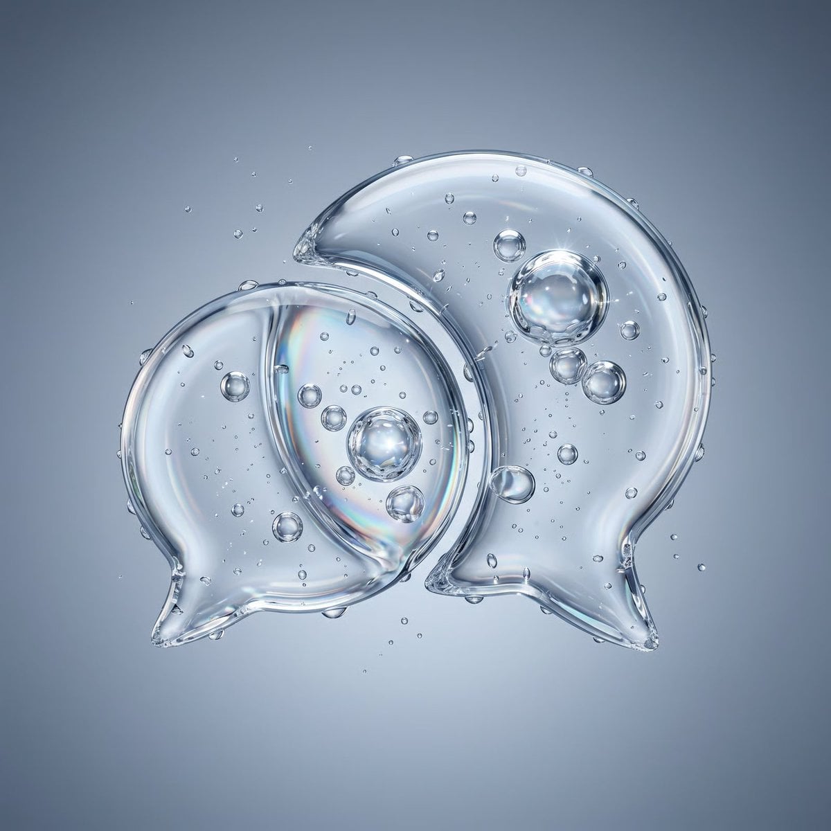 Transform [LOGO NAME] into a premium water-bubble logo while preservi…