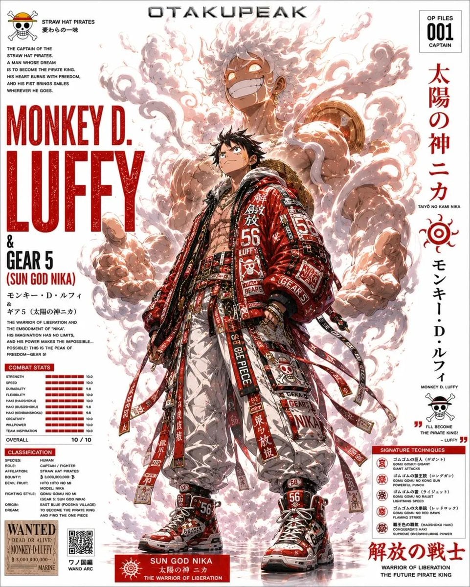 MASTERPIECE anime character dossier poster, ultra-detailed manga illu…