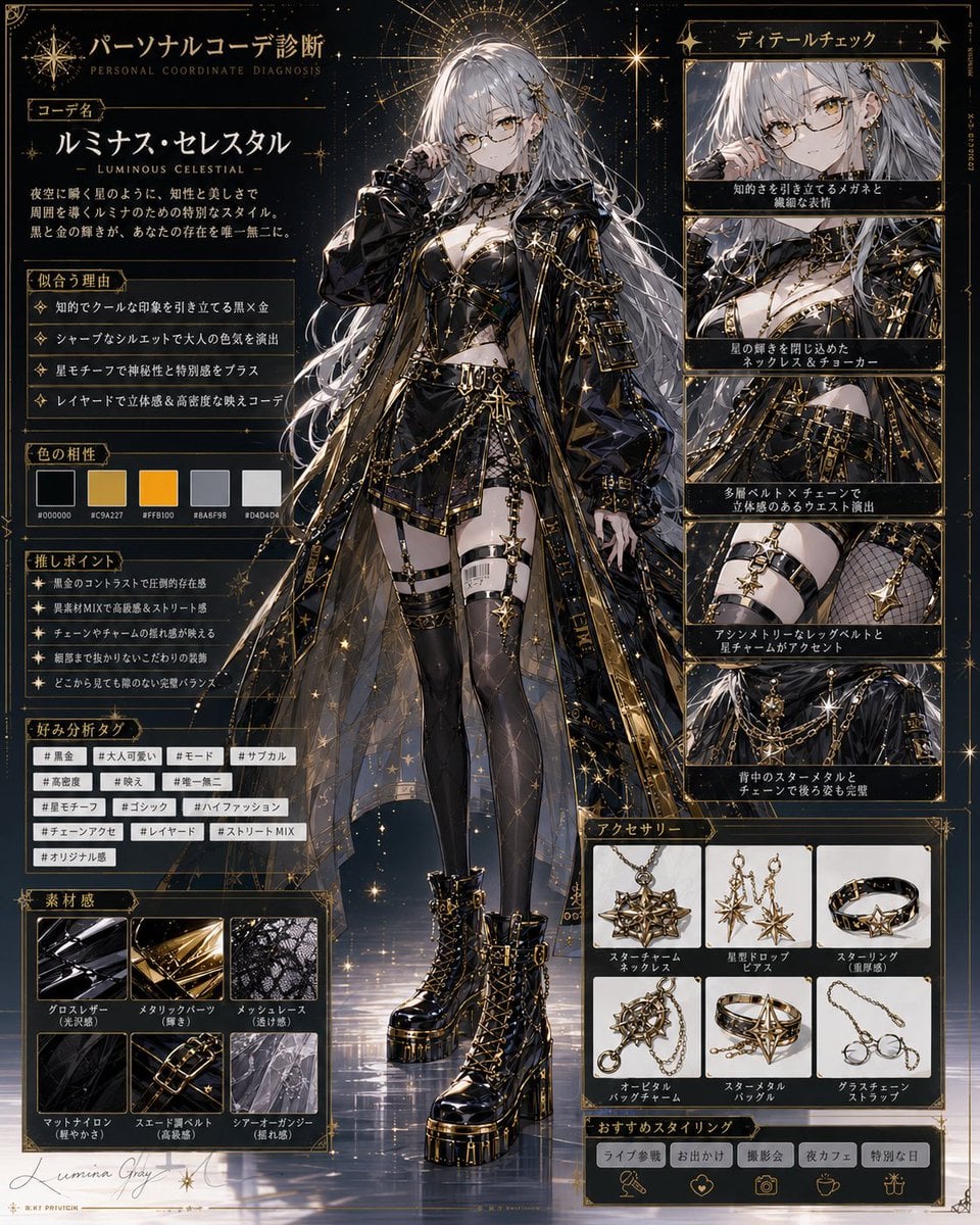 画像比率は4:5。 添付した参照画像のキャラクターをキャラクターリファレンスとして使用し、参照画像をそのまま使わず、「このチャット履歴から読み取れるユーザーの好みに合わせて、参照画像のキャラクターが最高に似合う特別衣装…