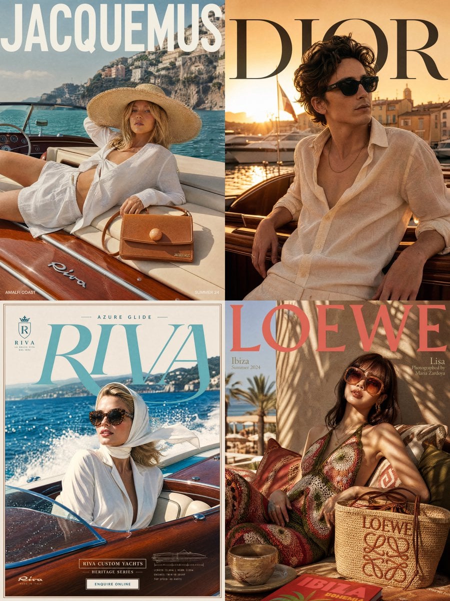 Margot Robbie for Riva Yachts is the ultimate summer vibe. Silk heads…