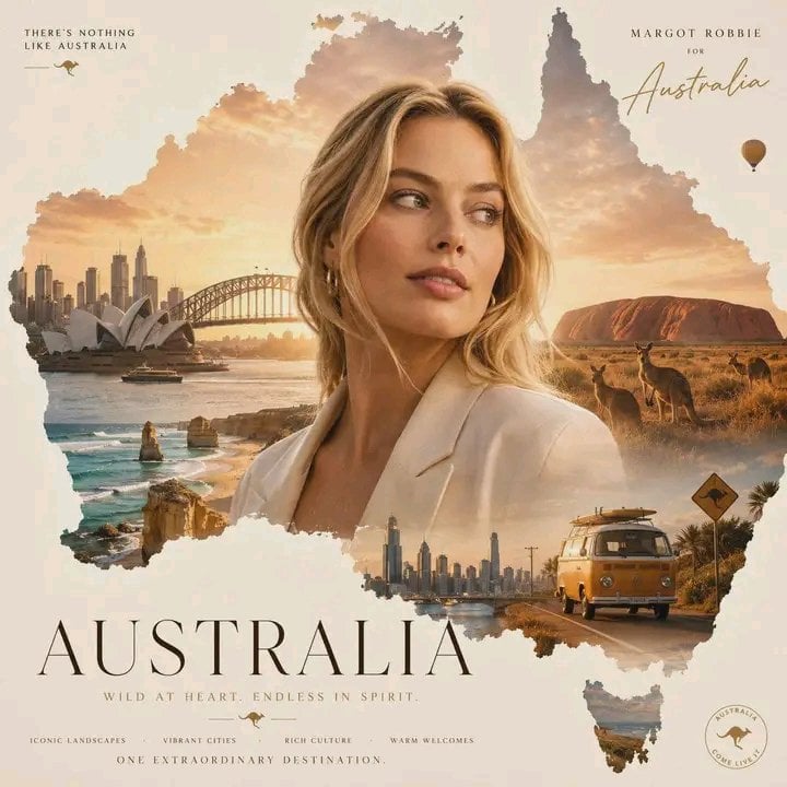 Create a premium tourism campaign poster for [Country Name] in a soph…