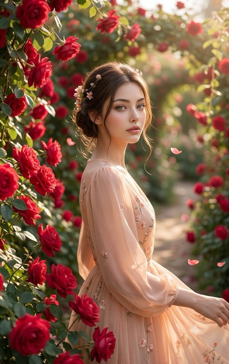 Ultra-realistic cinematic portrait of a beautiful young Korean girl s…