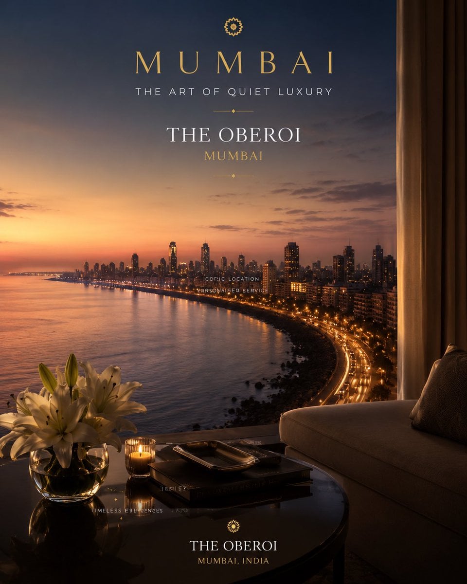 MARRIOTT MUMBAI — GLOBAL HOSPITALITY CAMPAIGN SYSTEM CAMPAIGN TITLE STAY ABOVE THE CITY FORMAT 4:5 Vertical P…