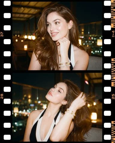 Ultra-realistic vertical disposable-camera contact sheet collage feat…
