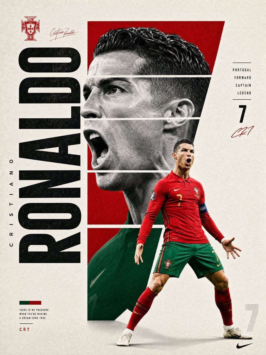 A professional sports graphic design poster of [Player Name], designe…