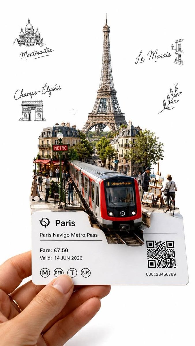 Create a highly detailed, premium travel-art illustration featuring a…
