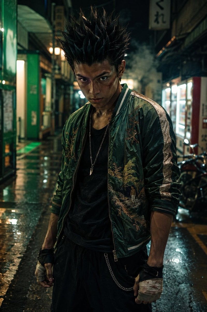 Hyper-realistic cinematic portrait of [Character Name], reimagined as…
